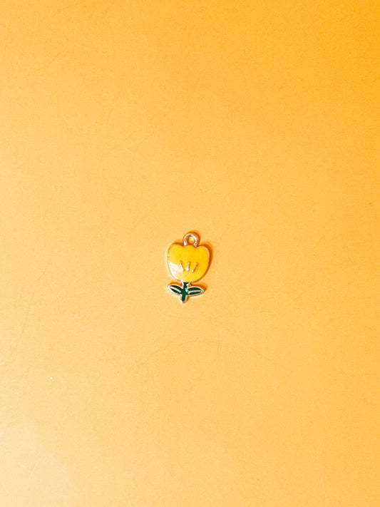 Yellow Tulip Charm